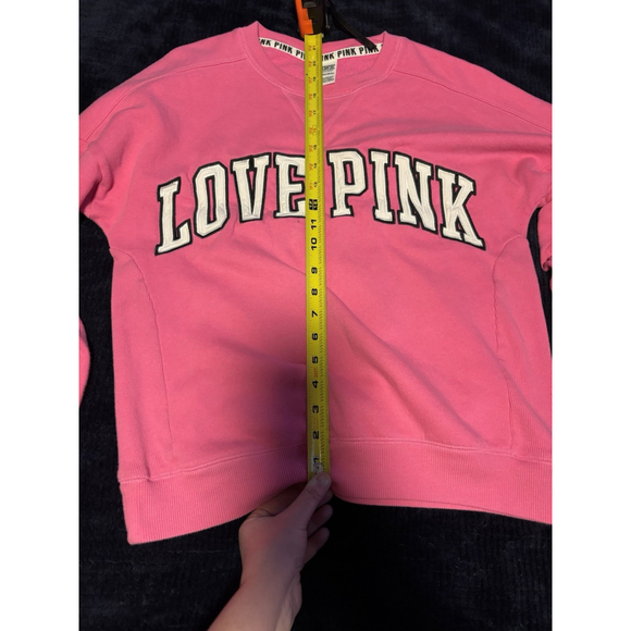 Victoria's Secret PINK LOVE PINK Sweatshirt Women's Size XS - Picture 6 of 8